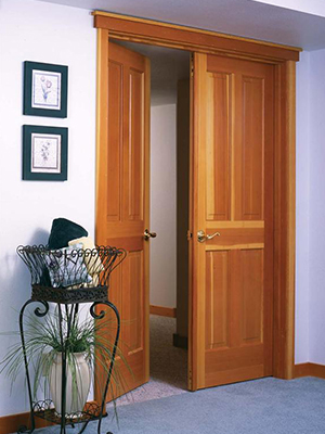 Colonial Raised Panel Saloon Doors | Swinging Cafe Doors